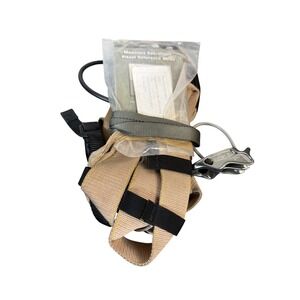 Misty Mountain Climbing Rappel Harness Kit Tan Coyote W Petzl Reverso Belay